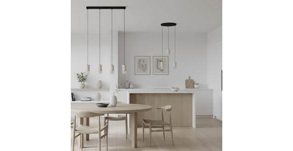 LED-HÄNGELEUCHTE Mimosa 86/8/150 cm   - Pinienfarben, Design, Kunststoff/Stein (86/8/150cm) - Dieter Knoll