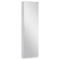 CIPELARNIK  bela  staklo, pločasti materijal     - boja aluminijuma/bela, Konvencionalno, staklo/metal (50/180/20cm) - Ti'me