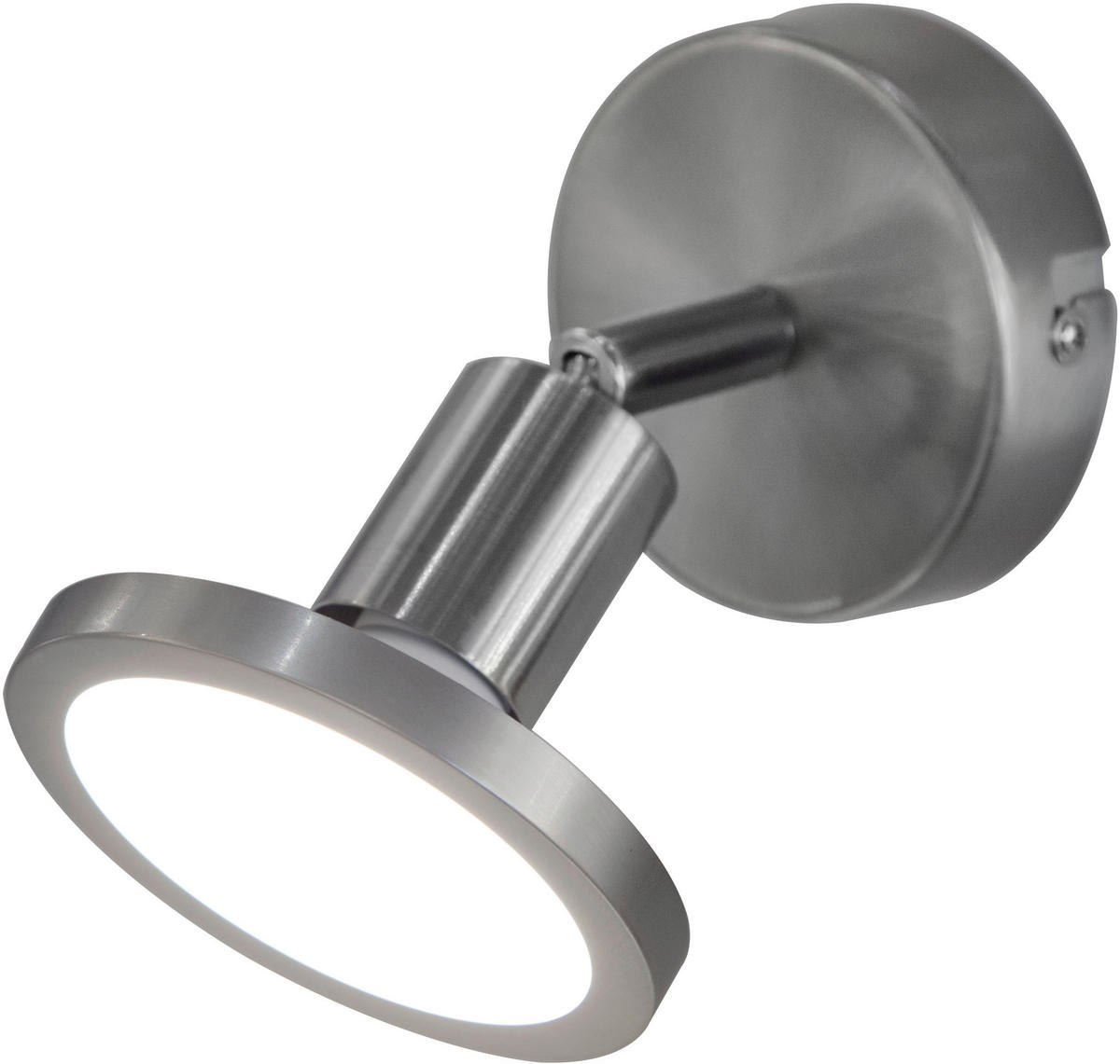 LED-STRAHLER 8/14 cm   - Nickelfarben, Design, Metall (8/14cm) - Globo