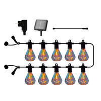 LICHTERKETTE 300 cm  - Transparent/Schwarz, Basics, Kunststoff (300cm)