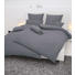 BETTWÄSCHE Seersucker Dunkelgrau 135/200 cm - Dunkelgrau, Basics, Textil (135/200cm) - JANINE
