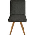STUHL  in Flachgewebe Holz, Textil  - Eichefarben/Braun, Design, Holz/Textil (46/94/58cm) - Dieter Knoll