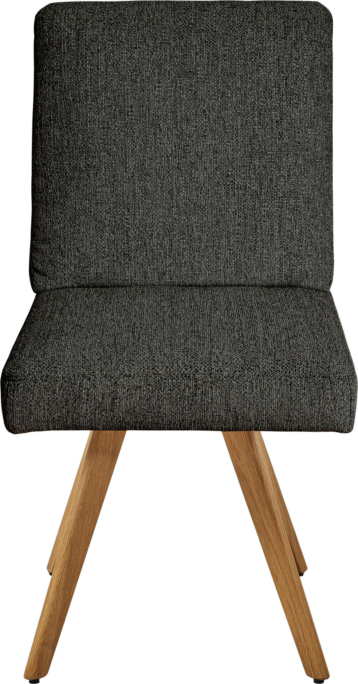 STUHL  in Flachgewebe Holz, Textil  - Eichefarben/Braun, Design, Holz/Textil (46/94/58cm) - Dieter Knoll