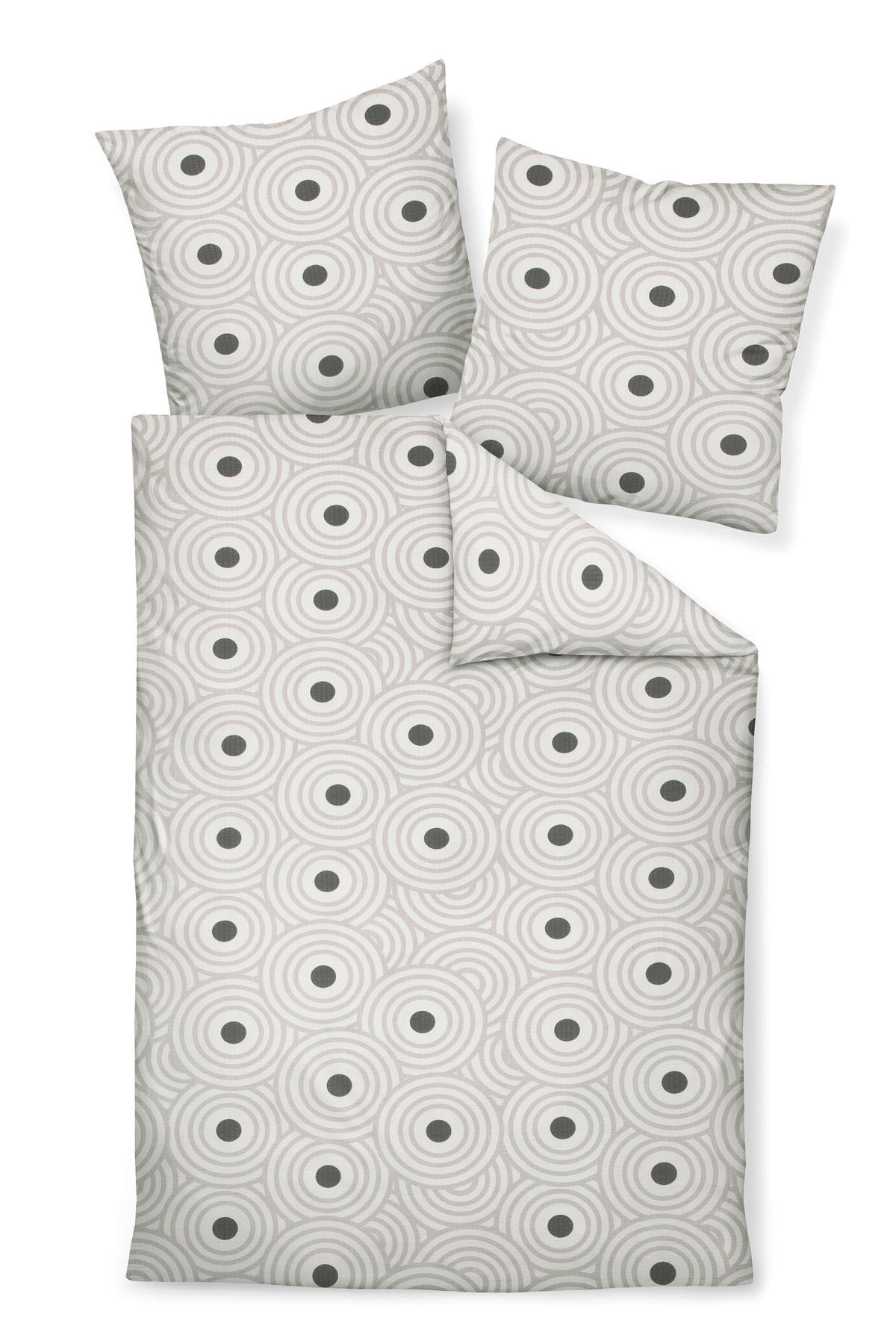 BETTWÄSCHE Seersucker 135/200 cm  - Taupe, Basics, Textil (135/200cm) - Janine