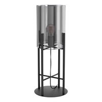 TISCHLEUCHTE 20,5/56,5 cm   - Schwarz, Design, Glas/Metall (20,5/56,5cm) - Eglo