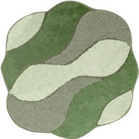 BIDET-VORLEGER Carmen Grün 60/60 cm  - Grün, Basics, Kunststoff/Textil (60/60cm) - Grund