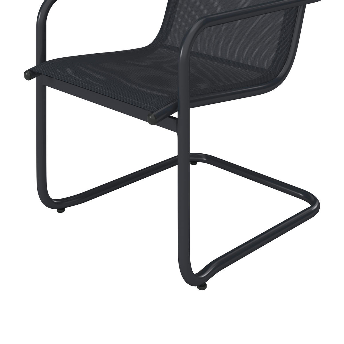 GARTENSTUHL Metall, Kunststoff Grau  - Grau, MODERN, Kunststoff/Metall (56/98/66cm) - Ambia Garden