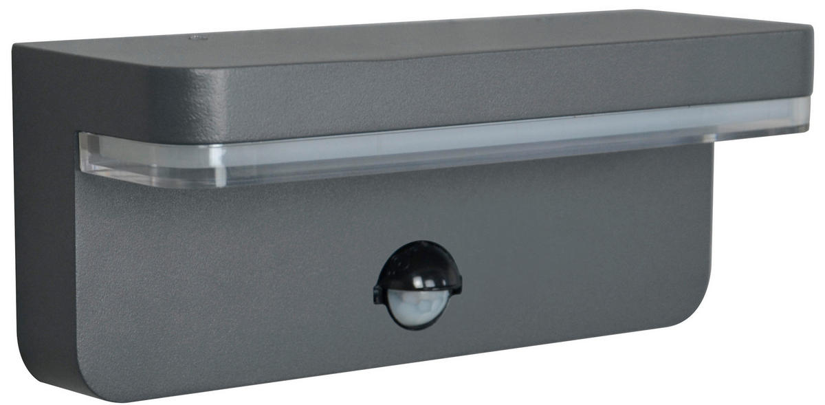 AUßENWANDLEUCHTE 22/9,3/8 cm   - Anthrazit, Design, Metall (22/9,3/8cm)