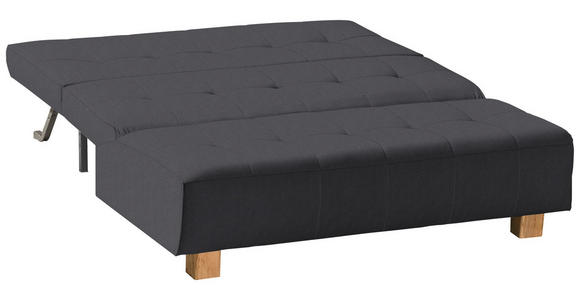 SCHLAFSOFA Grau - Naturfarben/Grau, Design, Holz/Textil (165/92/102cm) - Novel