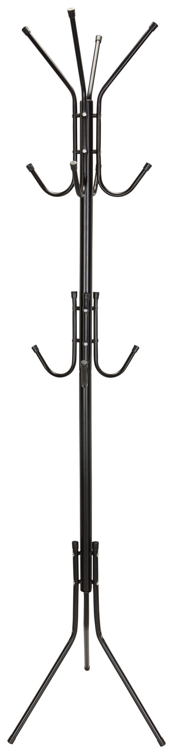 Kleiderständer Space Iv Schwarz Stahl 11 Haken H:180cm