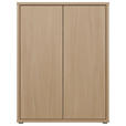 SCHUHSCHRANK 74,5/99,1/34,9 cm  - Eichefarben/Grau, MODERN, Holzwerkstoff/Kunststoff (74,5/99,1/34,9cm) - Carryhome
