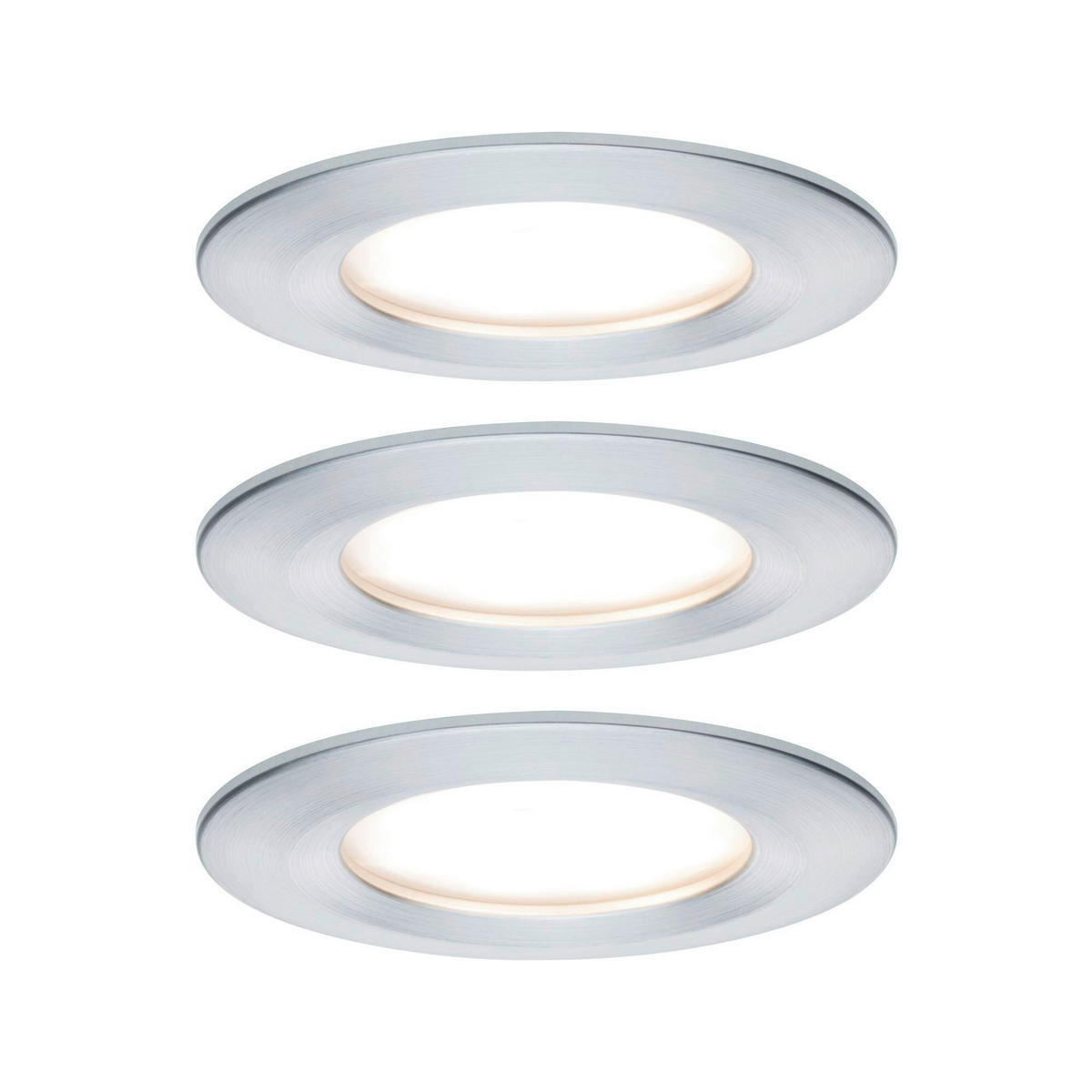 LED-DECKENLEUCHTE 8,4 cm  - Alufarben, Basics, Metall (8,4cm) - Paulmann