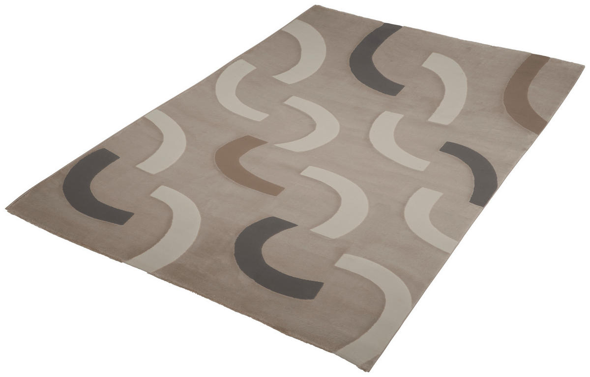 WEBTEPPICH 80/150 cm Tiles Sandfarben  - Sandfarben, Design, Textil (80/150cm) - Novel