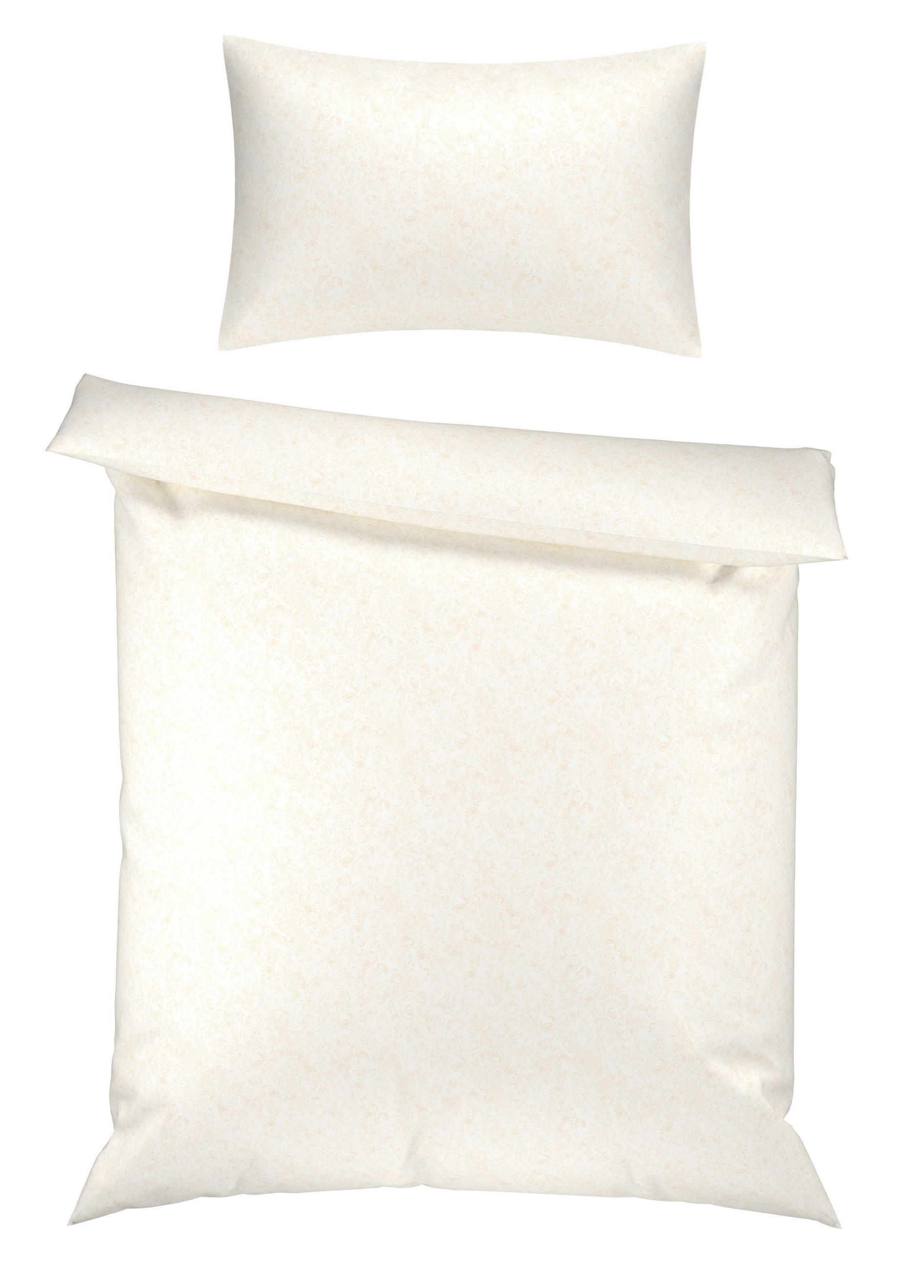 BETTWÄSCHESET Satin 160/210 cm  65 cm/100 cm  - Champagner, Basics, Textil (160/210cm) - Dieter Knoll