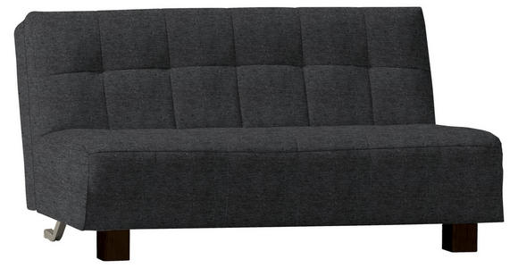 SCHLAFSOFA Juice in Dunkelgrau  - Dunkelgrau/Schwarz, Design, Textil/Metall (165/92/102cm) - Novel