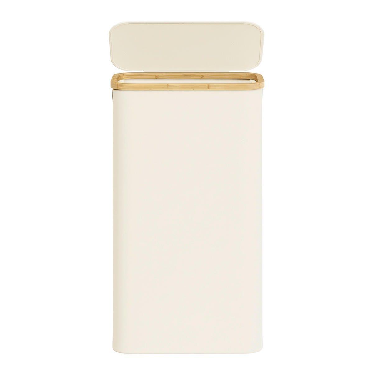 WÄSCHEKORB - Creme, Trend, Naturmaterialien/Kunststoff (42/70,5/22,5cm) - Boxxx