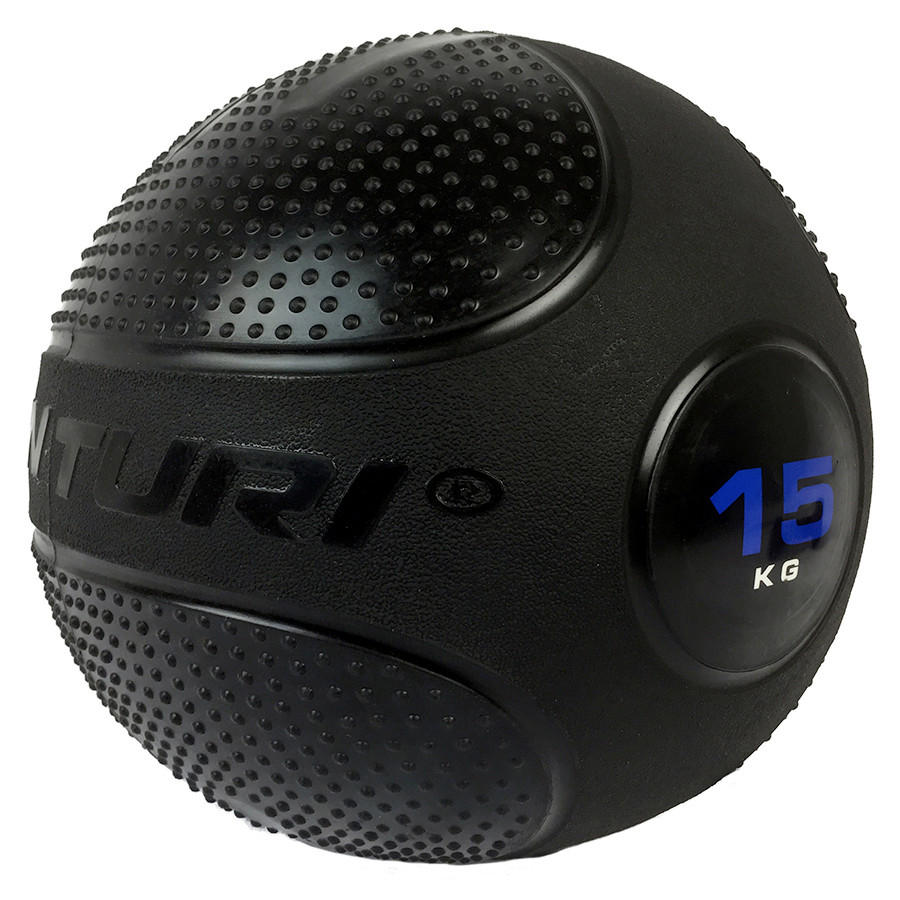 KUGELHANTEL  - Schwarz, KONVENTIONELL, Kunststoff (15kg)