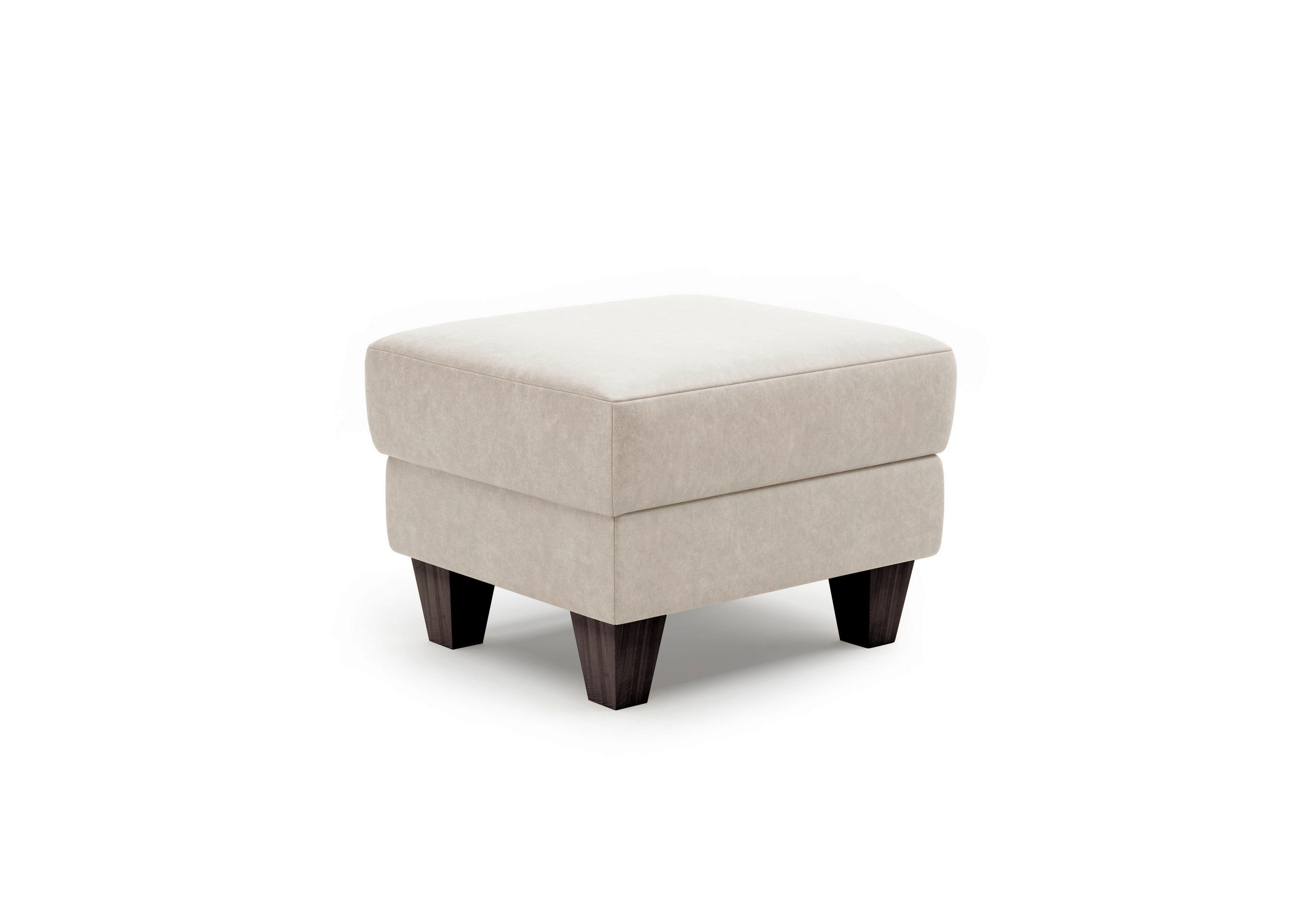 HOCKER in Textil Beige  - Wengefarben/Beige, Konventionell, Holz/Textil (58/48/58cm) - Sit & More