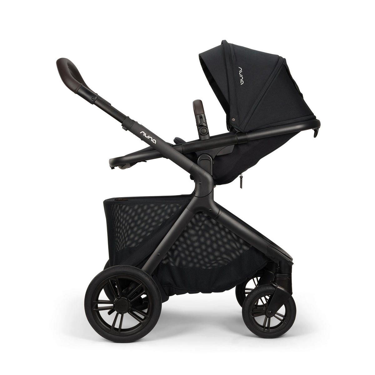 KINDERWAGEN DEMI icon  - Schwarz, Basics, Textil/Metall (63/120/81cm) - Nuna