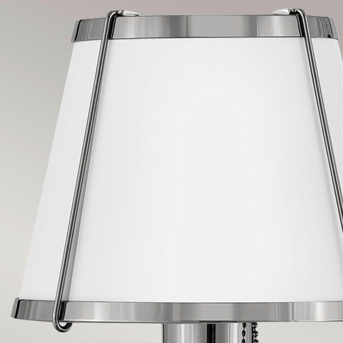 WANDLEUCHTE - Weiss/Nickelfarben, Konventionell, Metall (40/18,4/22,2cm)