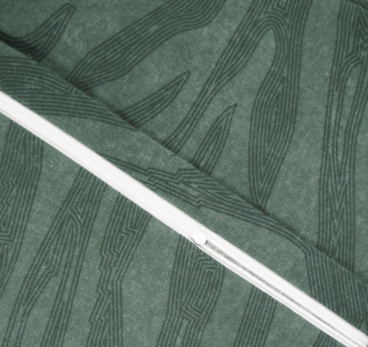 BETTWÄSCHE Flanell 140/200 cm  - Dunkelgrün, Design, Textil (140/200cm) - Florella
