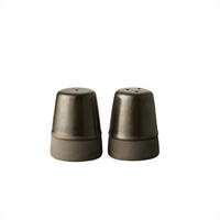 SALZ- UND PFEFFERSTREUER    - Braun, Basics, Keramik (11/5/7cm) - Aida