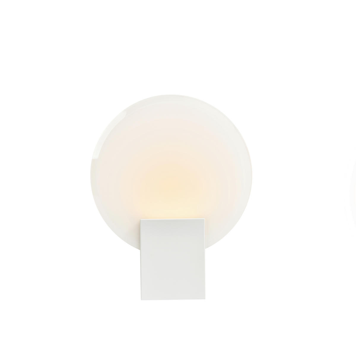 WANDLEUCHTE Hester 20/25,5 cm   - Weiß, Design, Glas/Metall (20/25,5cm) - Nordlux