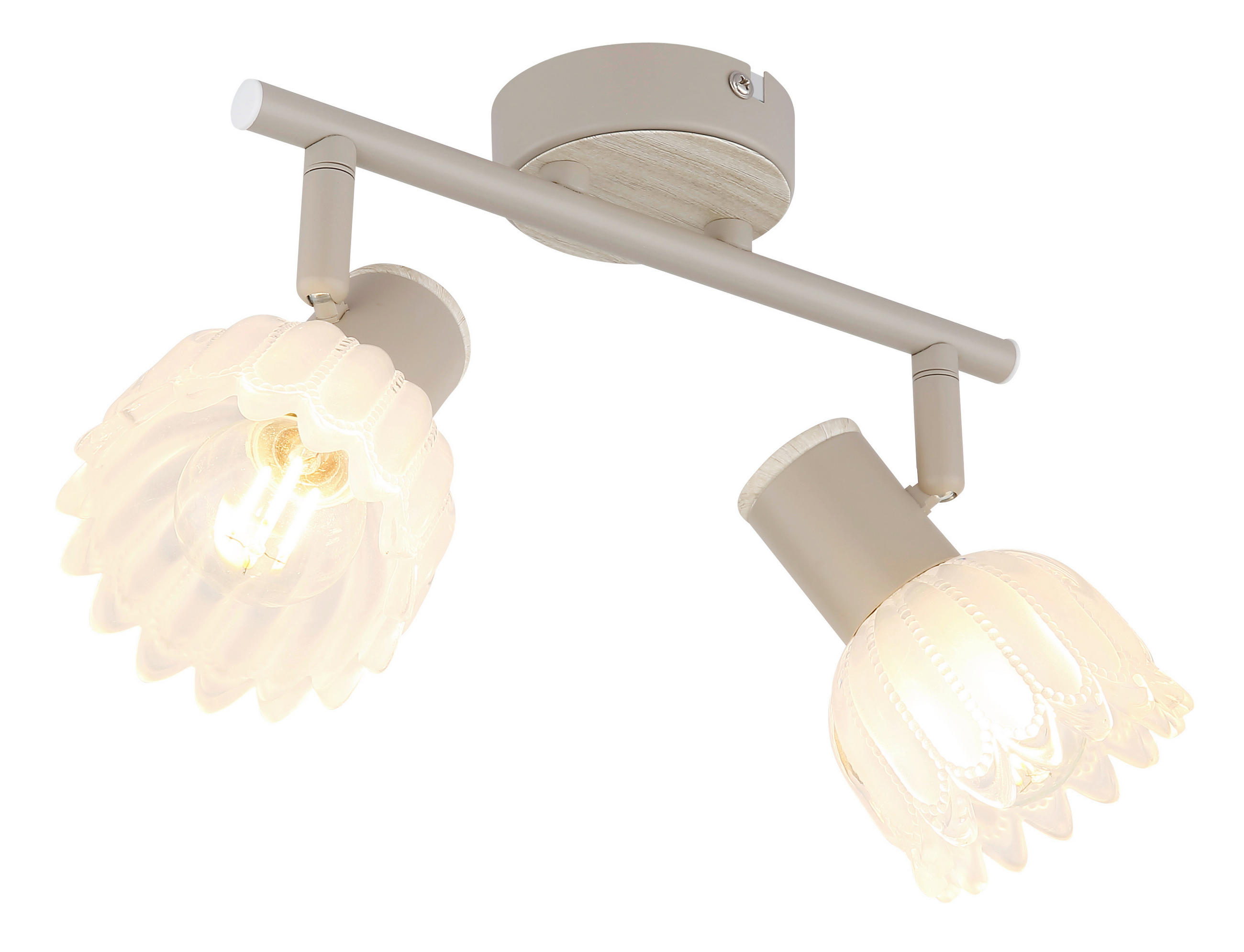 STRAHLER 25/9/15,5 cm   - Sandfarben, KONVENTIONELL, Glas/Metall (25/9/15,5cm) - Globo