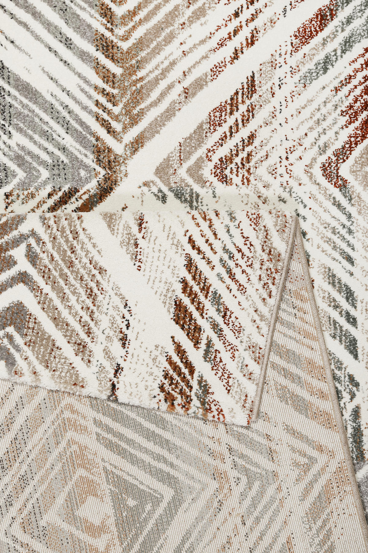 WEBTEPPICH 80/150 cm Cuba Grün, Multicolor, Rostfarben  - Rostfarben/Multicolor, Design, Textil (80/150cm) - Esprit