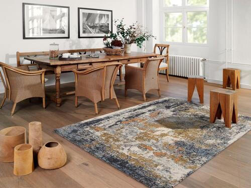 Thumbnail - Novel Webteppich Rochelle, Mehrfarbig, Textil, rechteckig, 67x130 cm, in verschiedenen Größen erhältlich, Teppiche & Böd...