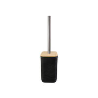 WC-BÜRSTENGARNITUR in Metall  Kunststoff   - Schwarz, Basics, Naturmaterialien/Kunststoff (9.2/36/9.2cm) - Kleine Wolke