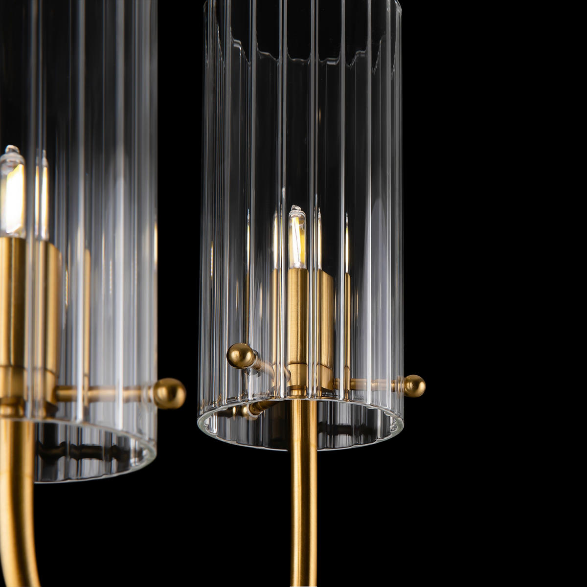 WANDLEUCHTE 25/38/12 cm   - Messingfarben, Basics, Glas/Metall (25/38/12cm) - MAYTONI