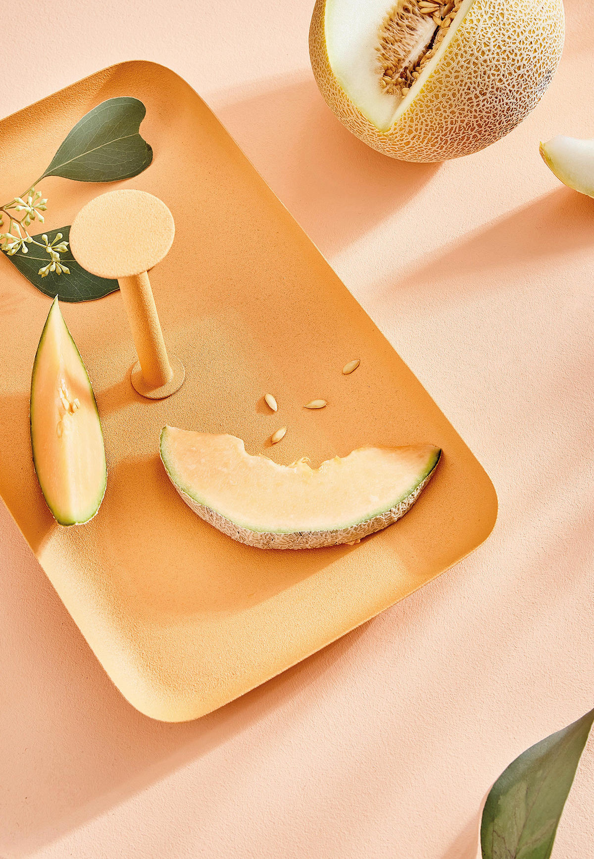 ETAGERE 2-stöckig - Greige/Orange, Basics, Metall (32/18,5/12cm) - FYNCH-HATTON