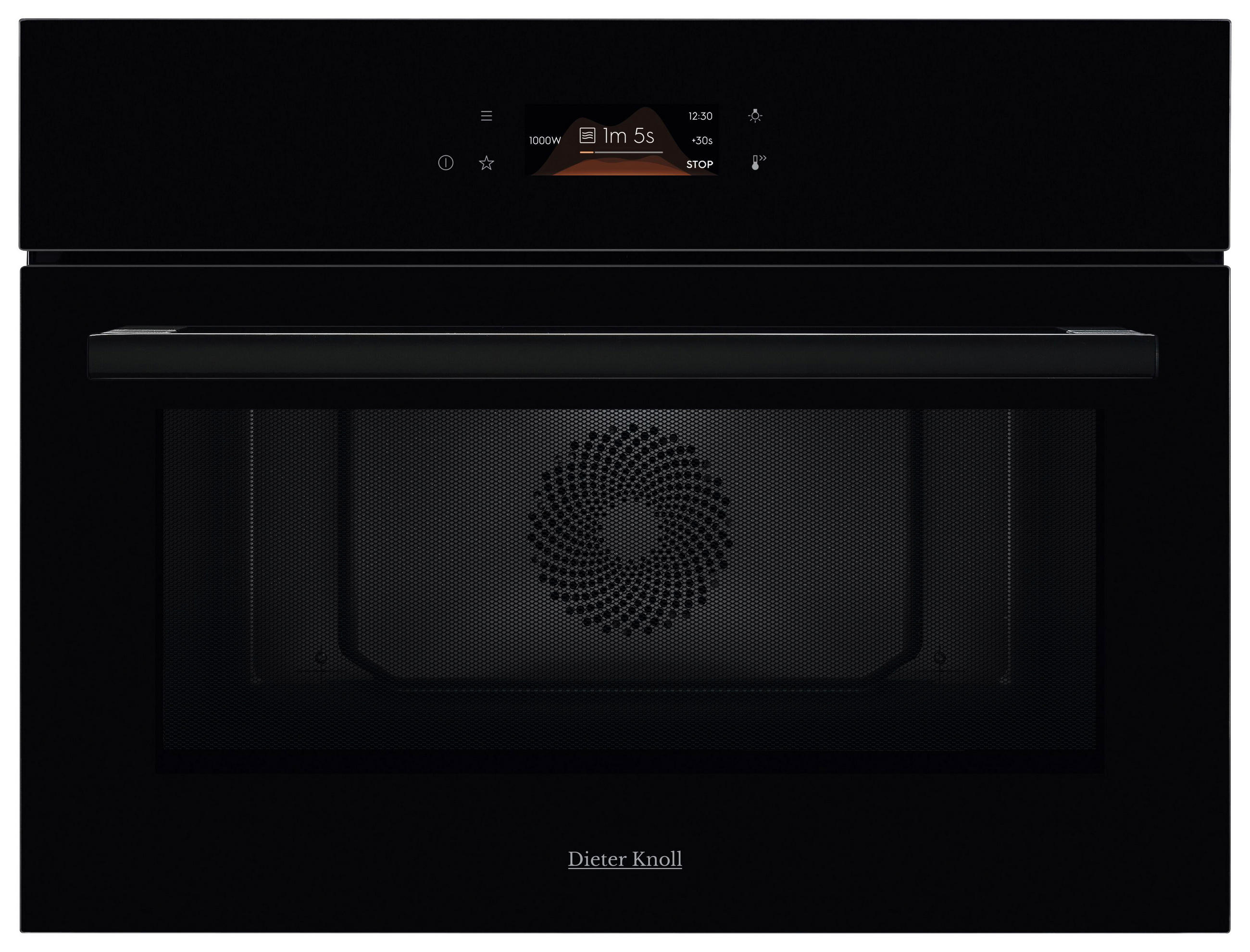 KOMPAKTBACKOFEN DKK57306BK  - Schwarz, Basics, Glas/Metall (59,5/45,6/56,1cm) - Dieter Knoll