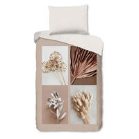 WENDEBETTWÄSCHE Good Morning Renforcé 140/200 cm  - Sandfarben/Naturfarben, Design, Textil (140/200cm)