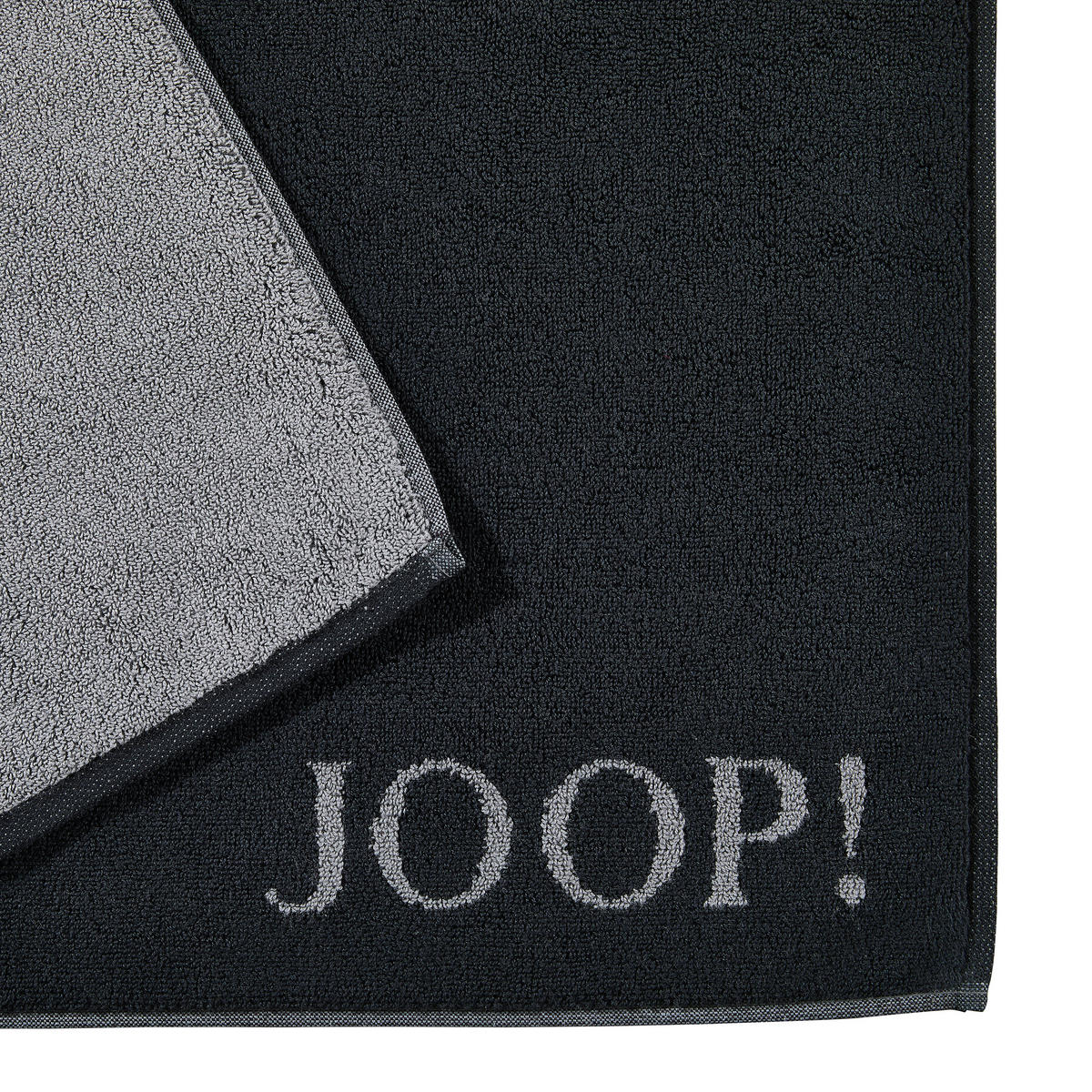 KOUPELNOVÁ PŘEDLOŽKA, 50/80 cm - černá, Basics, textil (50/80cm) - Joop!