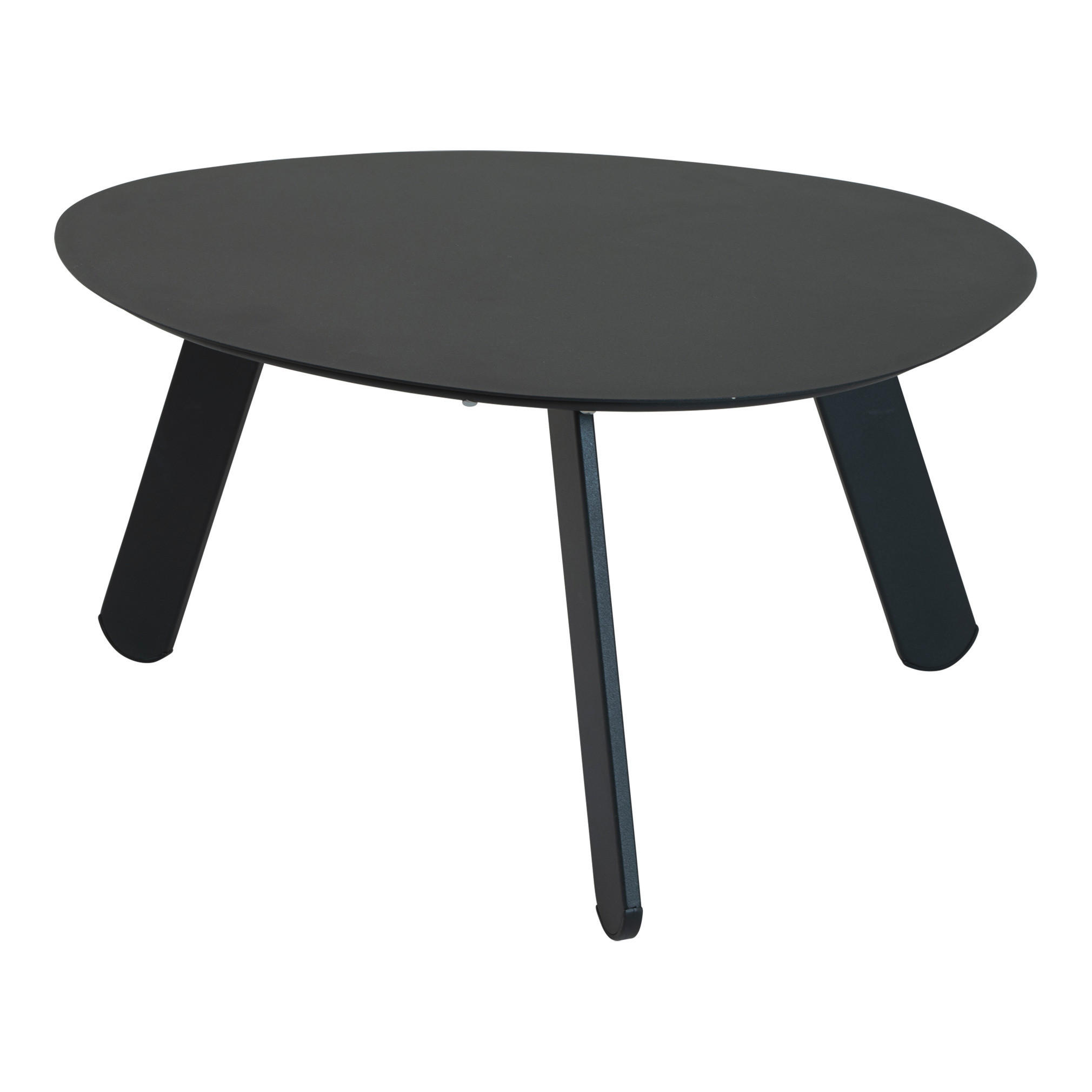 ZAHRADNÍ STOLEK, kov, 55/46/28 cm - černá, Moderní, kov (55/46/28cm) - Ambia Garden