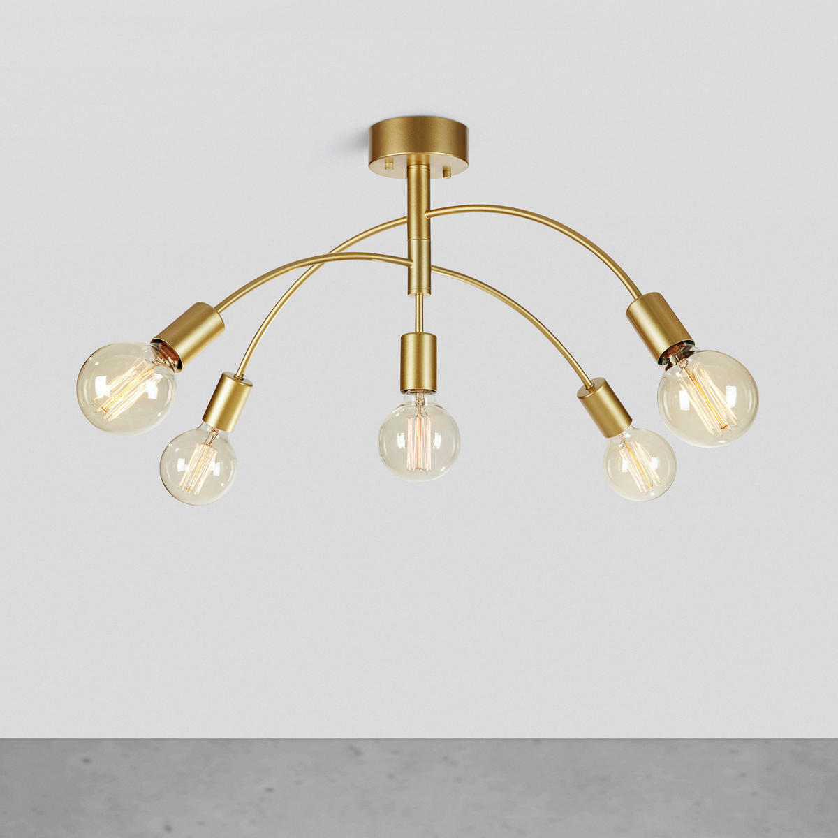 DECKENLEUCHTE  70/34.5 cm    - Goldfarben, Basics (70/34.5cm) - Markslöjd