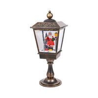 LED LÁMPÁS - barna, Lifestyle, műanyag (27,50/27,50/46,00cm)