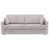 SCHLAFSOFA in Textil Hellgrau  - Chromfarben/Hellgrau, Konventionell, Textil/Metall (208/86/97cm) - Novel