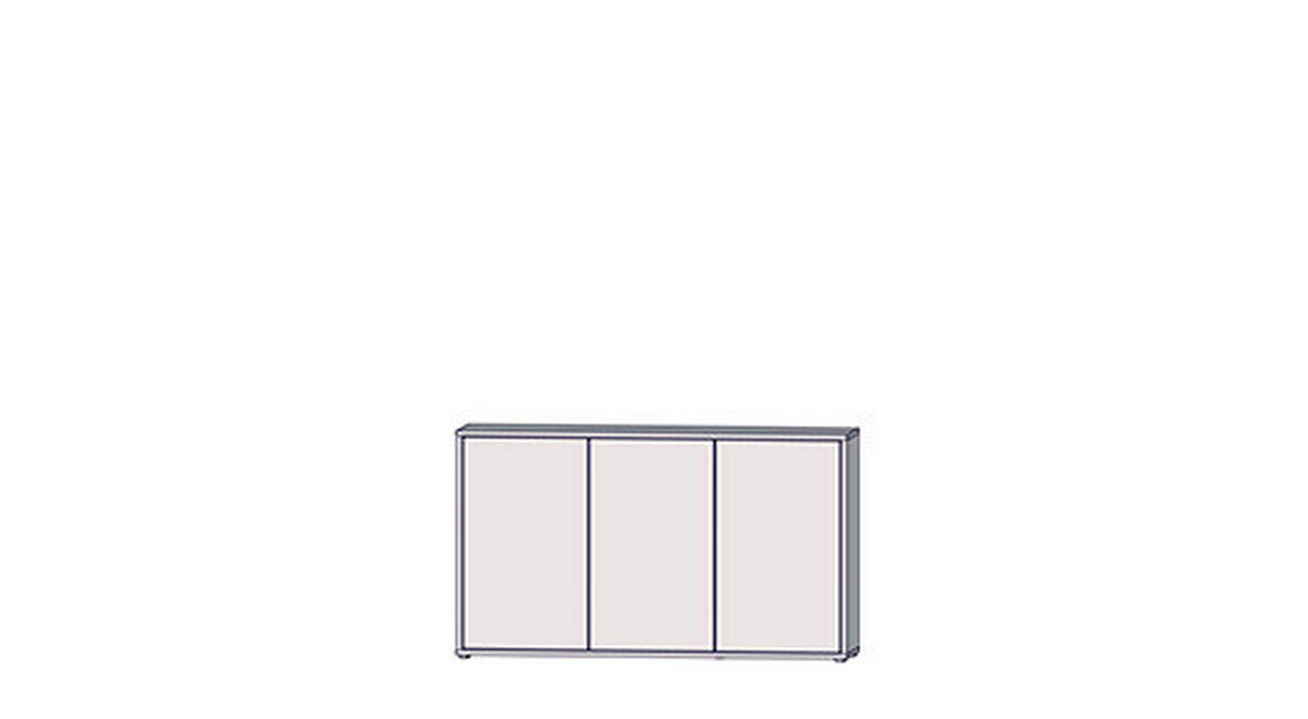 SIDEBOARD  154,2/99,1/34,9 cm  - Terracotta/Grau, MODERN, Holzwerkstoff/Kunststoff (154,2/99,1/34,9cm) - Carryhome