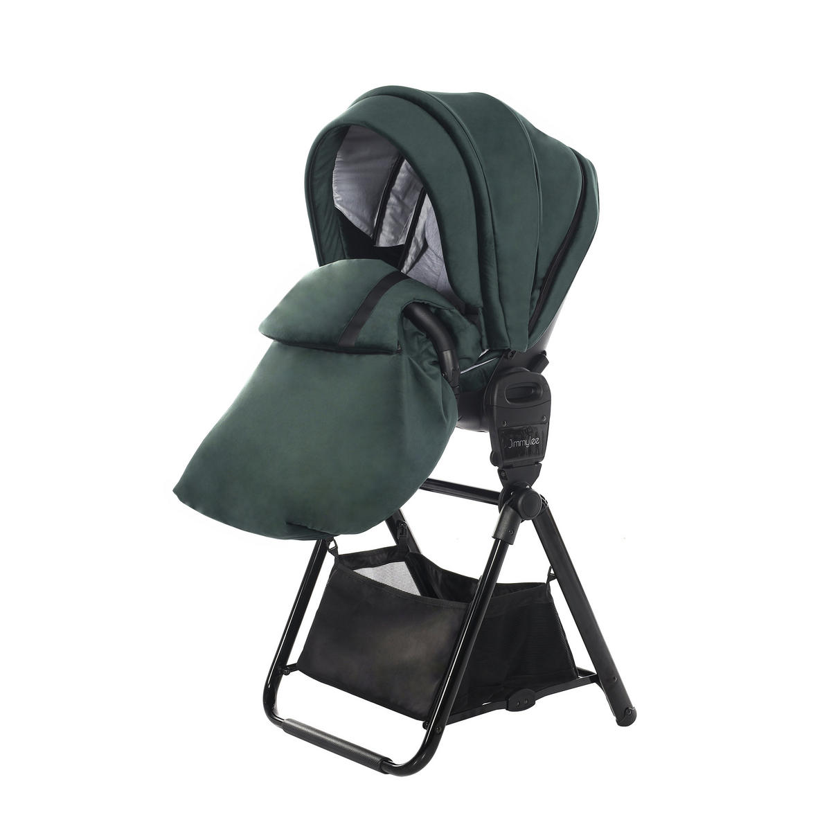 BABYSCHALENGESTELL  - Schwarz, Basics, Textil/Metall (50/52/61cm) - Jimmylee
