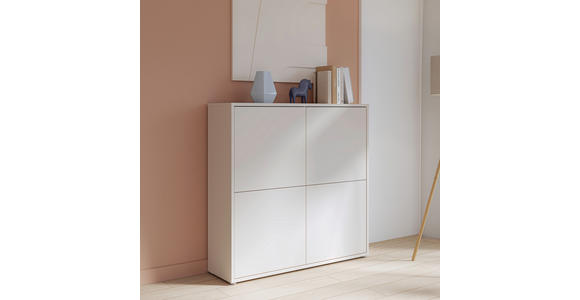 HIGHBOARD  124,5/121,5/34,9 cm  - Sandfarben/Grau, MODERN, Holzwerkstoff/Kunststoff (124,5/121,5/34,9cm) - Carryhome