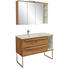 BADEZIMMER - Eichefarben/Weiß, Basics, Glas/Holzwerkstoff (120cm) - Dieter Knoll BADEZIMMER - Eichefarben/Weiß, Basics, Glas/Holzwerkstoff (120cm) - Dieter Knoll