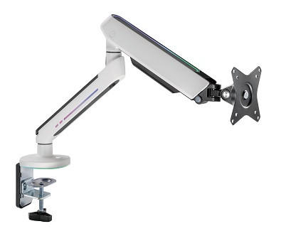 MONITOR-HALTERUNG Metall, Kunststoff Weiß  - Weiß, Design, Kunststoff/Metall (11,7/62,2/57,5cm) - Boxxx