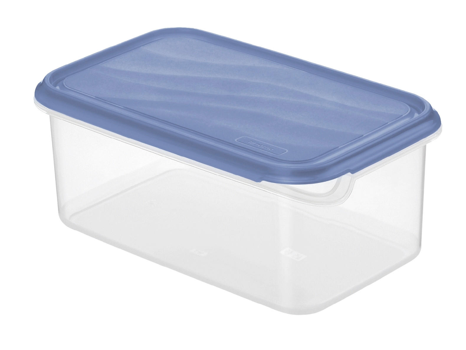 FRISCHHALTEDOSE 2 l  - Blau/Transparent, Basics, Kunststoff (24/16/9,7cm) - Rotho