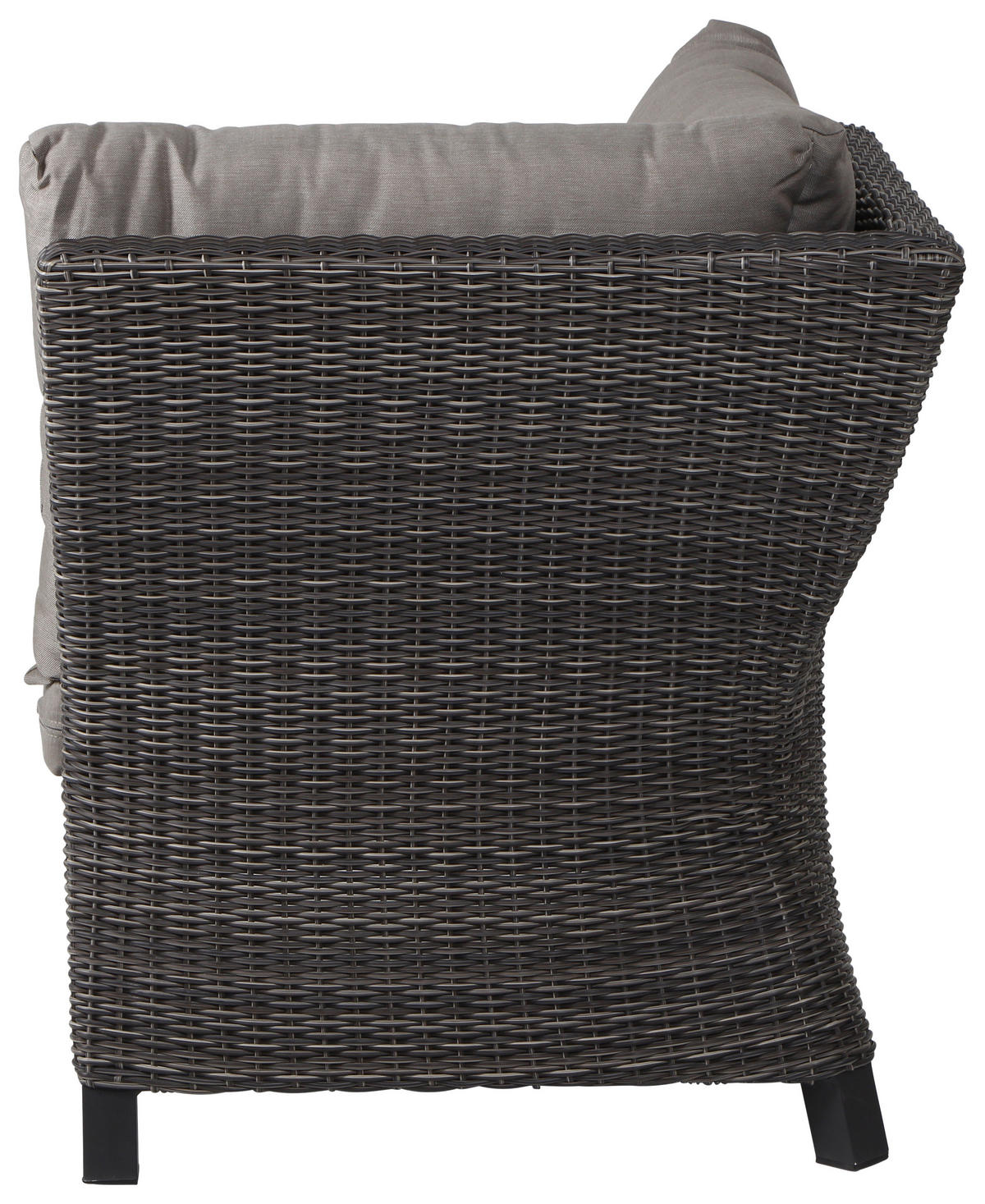 LOUNGEGARNITUR 4-teilig   219/88/219 cm  - Grau, Basics, Keramik/Kunststoff (219/88/219cm) - Siena Garden