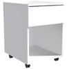 ROLLCONTAINER 39/55/45 cm  - Weiß, MODERN, Holzwerkstoff/Kunststoff (39/55/45cm) - MID.YOU