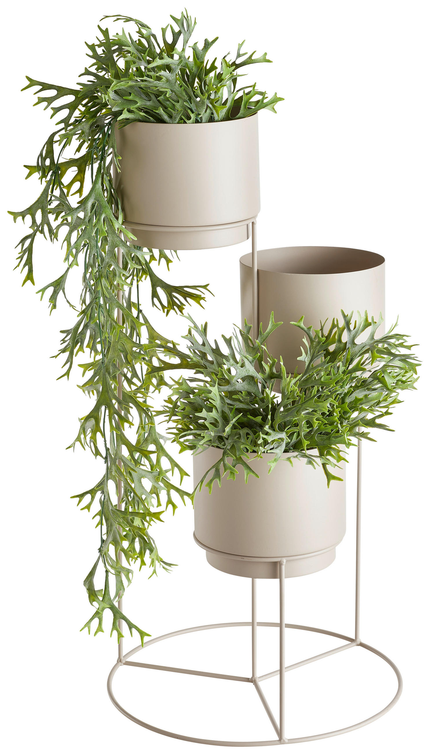 PFLANZENTOPF   - Grau, Trend, Metall (36/70cm) - Ambia Home