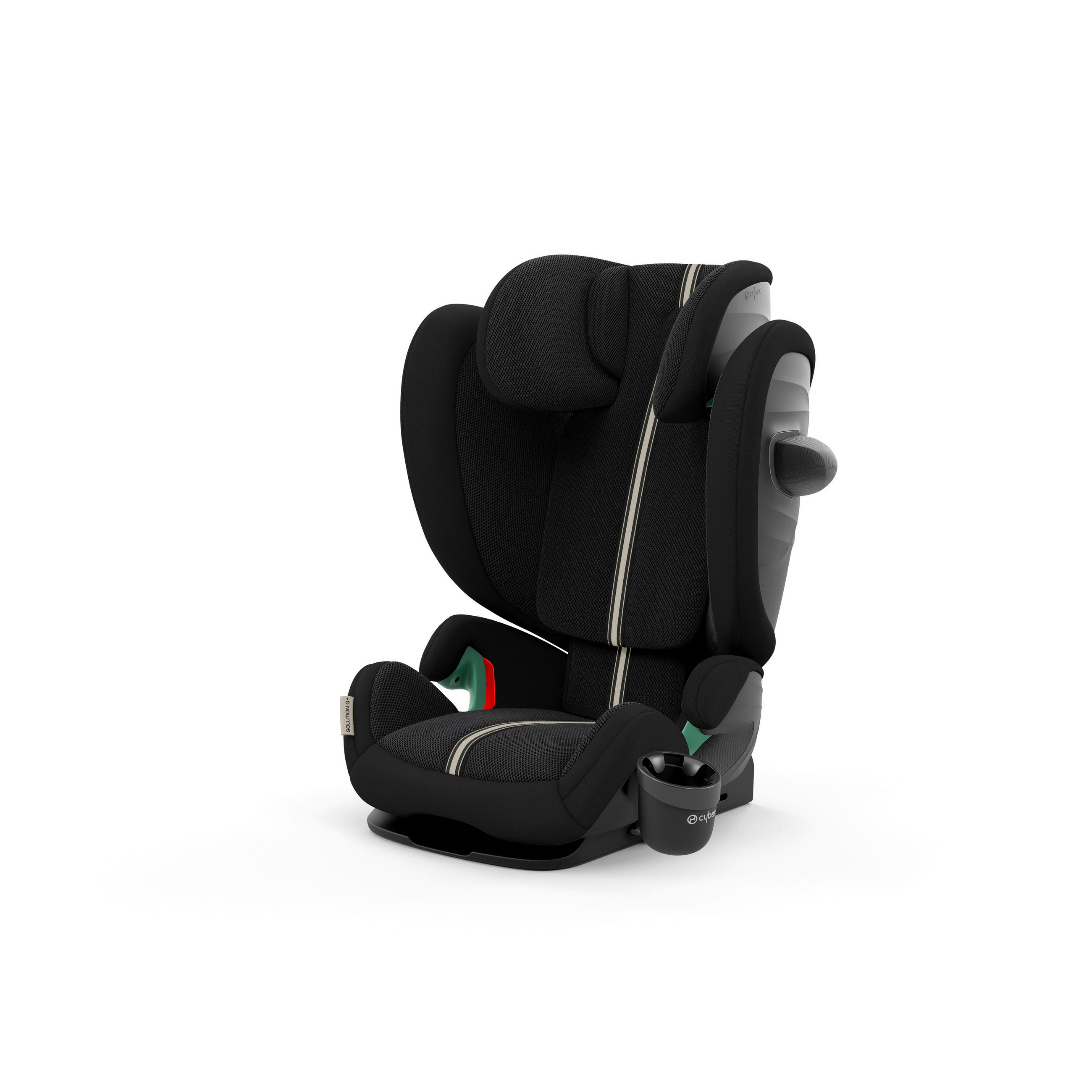 KINDERAUTOSITZ Solution G i-Fix Plus  - Schwarz, Basics, Kunststoff/Textil (40,5/59,5/59cm) - Cybex